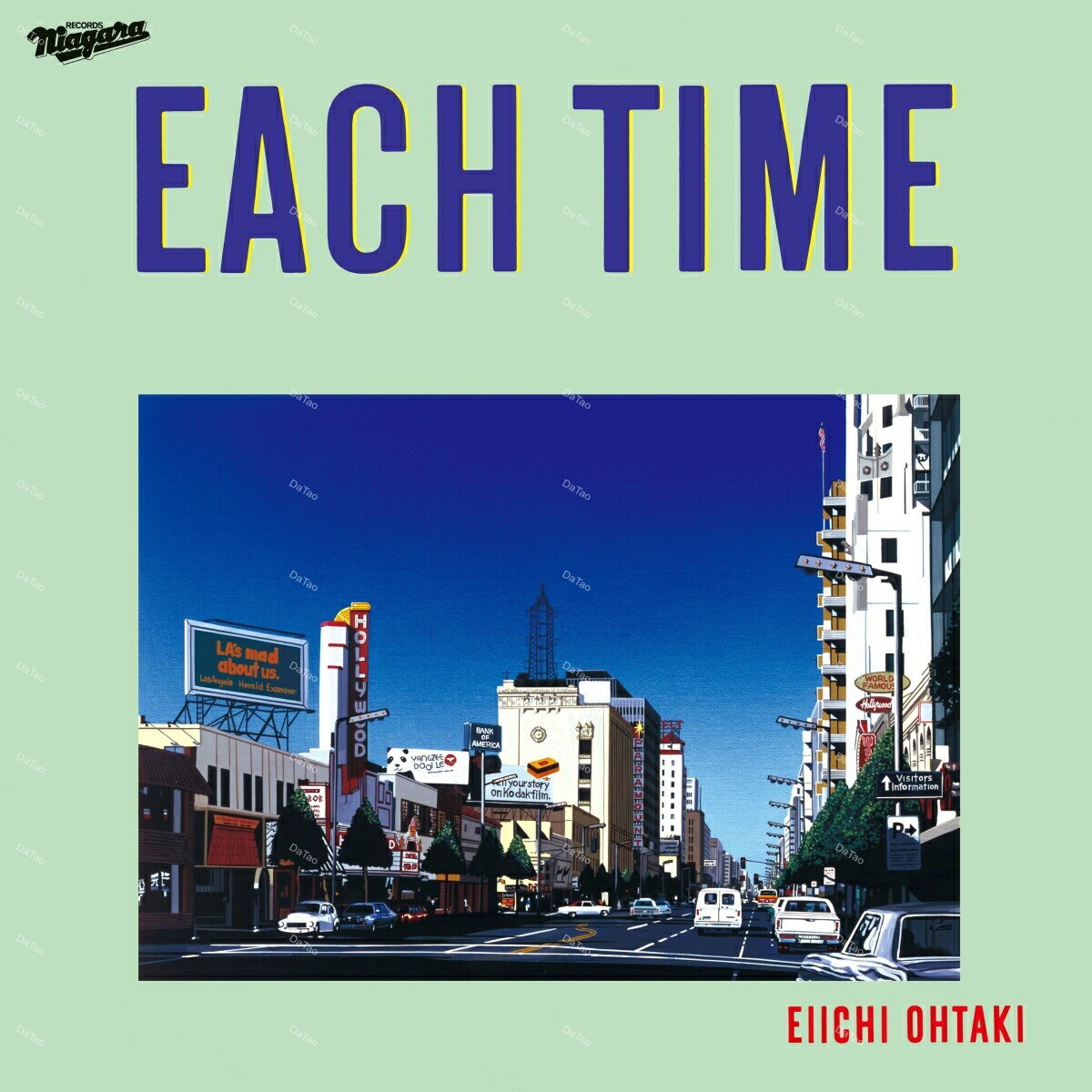 全新限量彩膠2LP(12+7吋)大瀧詠一(大滝詠一) OHTAKI Eiichi – Each