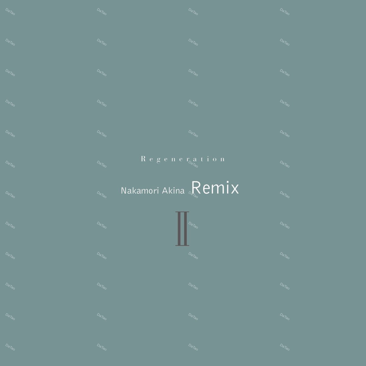 【全新限量透綠&灰彩膠2LP】中森明菜 NAKAMORI Akina-Regeneration II: Remix II