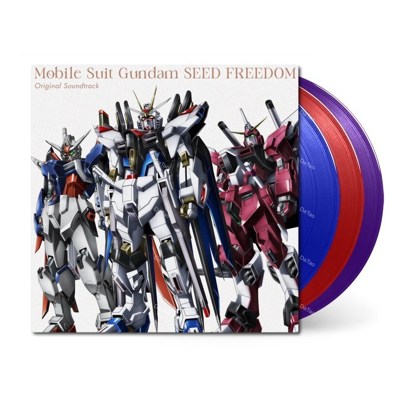 【全新限量彩膠3LP】機動戰士鋼彈Seed Freedom 機動戦士ガンダムSeed Freedom/動畫原聲帶