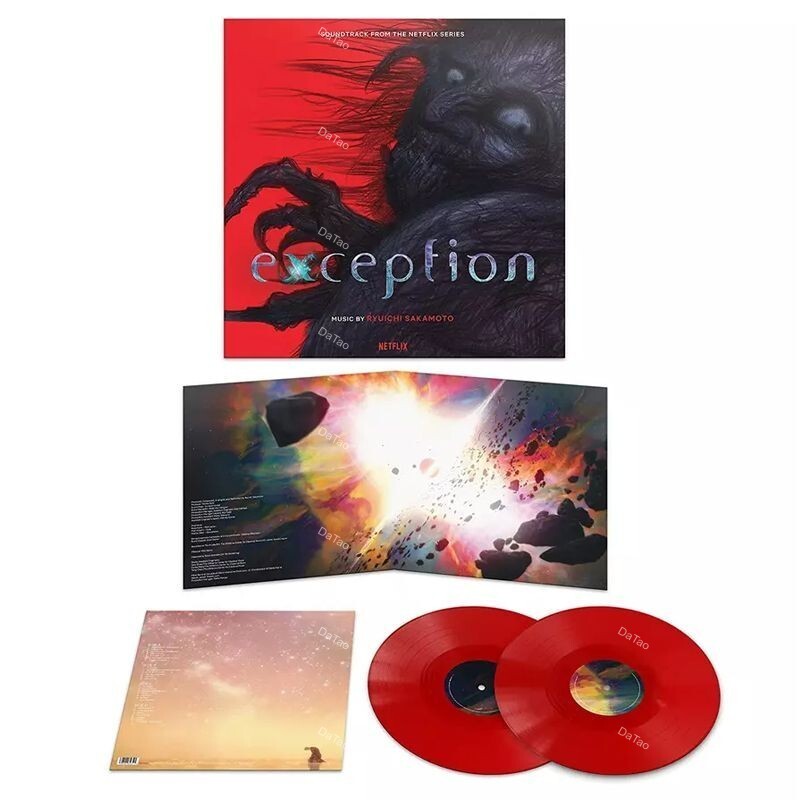 【全新限量紅彩膠2LP】例外 Exception/動畫原聲帶/坂本龍一/安達寛高/天野喜孝/RZJM-77614：圖片 2