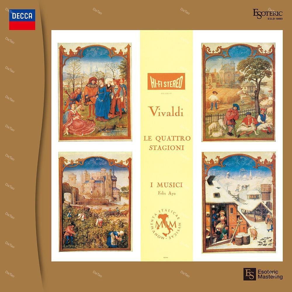【全新黑膠】韋瓦第 Vivaldi-四季 Le quattro stagioni/180g/ESLD-10010