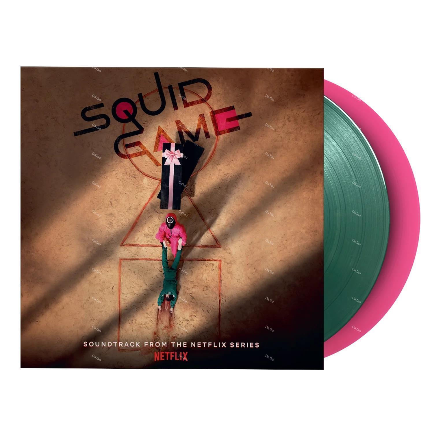 【預購】【全新限量綠+粉彩膠2LP】魷魚遊戲 Squid Game/影劇原聲帶/鄭在日/首批限量序號/180g/MOVATM436