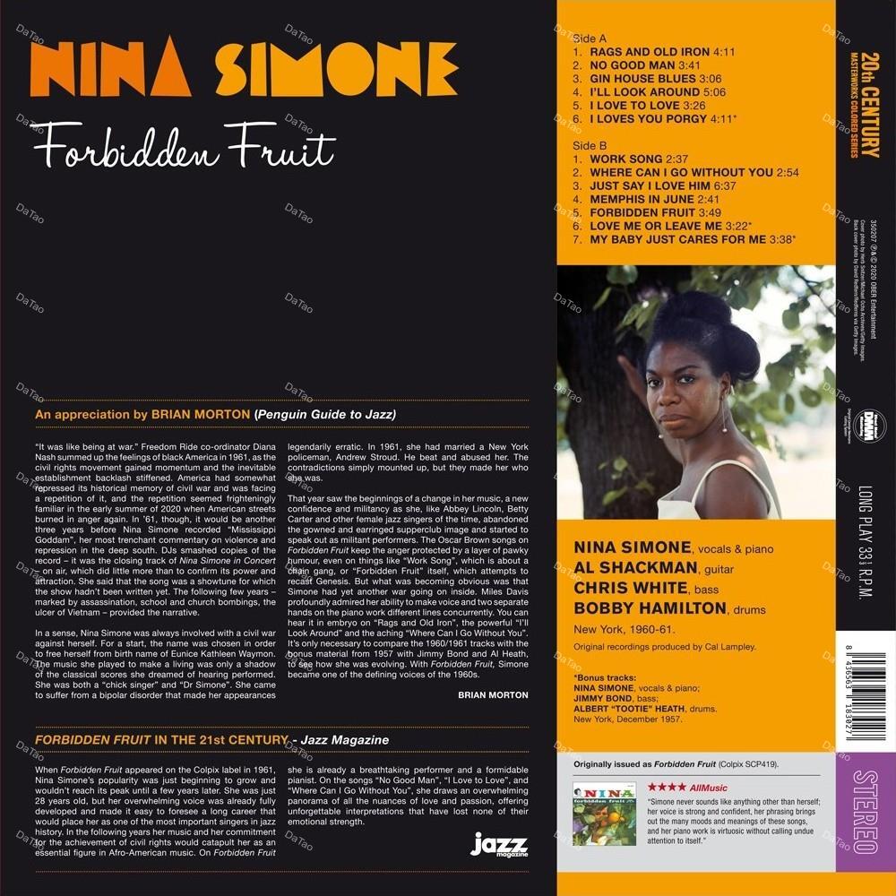 【全新限量紫彩膠】妮娜西蒙 Nina Simone - Forbidden Fruit/180g/350207：圖片 2