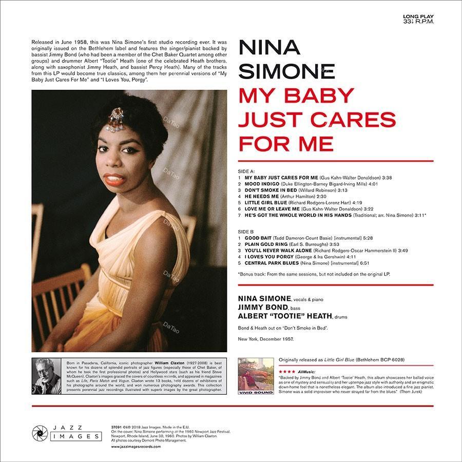 【全新限量黑膠】妮娜西蒙 Nina Simone - My Baby Just Cares for Me/180g：圖片 2