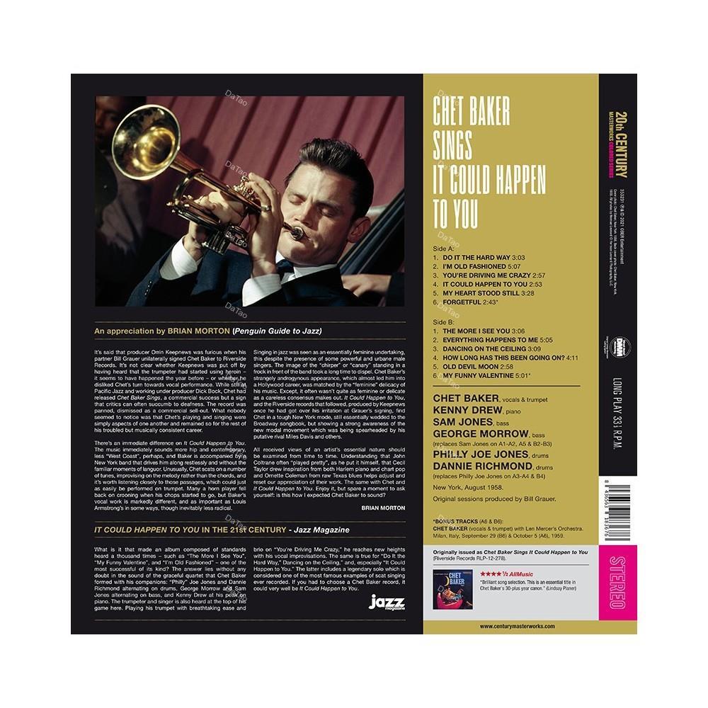 【全新限量橘膠】查特貝克 - Chet Baker Sings: It Could Happen To You：圖片 2