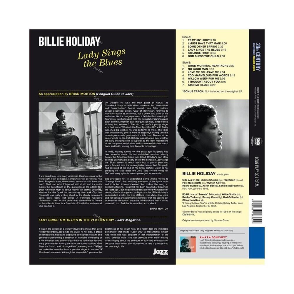 【全新限量藍彩膠】比莉哈樂黛 Billie Holiday - Lady Sings The Blues/180g：圖片 2