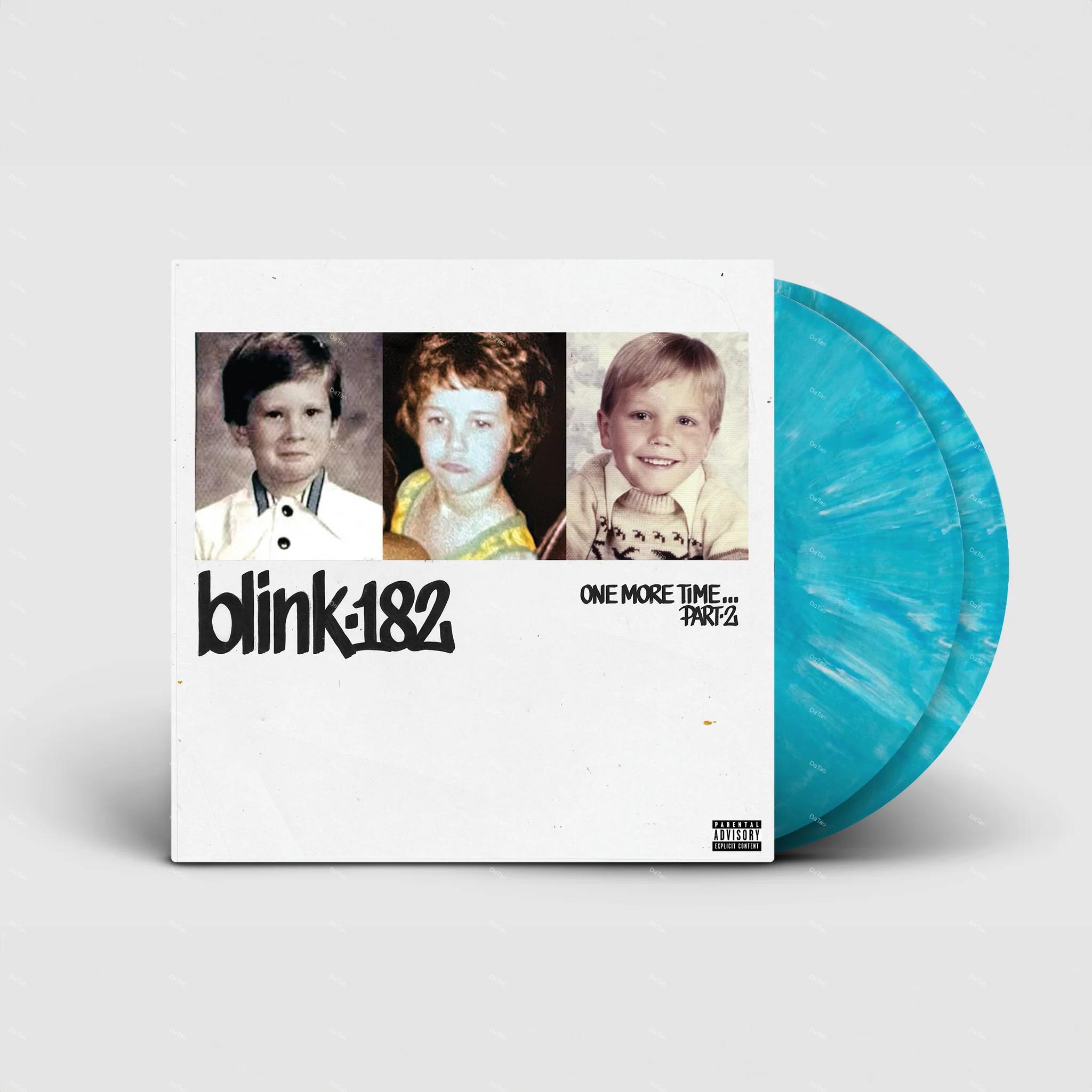 【全新藍蛋彩膠2LP】眨眼182 Blink-182 - One More Time... Part-2/SONY