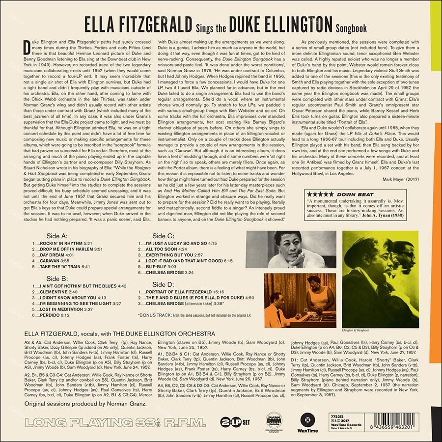 【全新限量黑膠2LP】Ella Fitzgerald-Sings the Duke Ellington Songbook：圖片 2