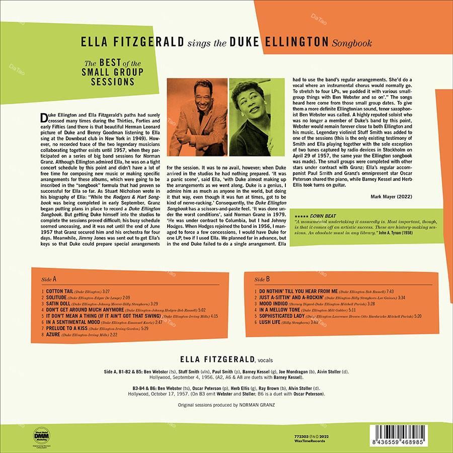 【全新限量黑膠】Ella Fitzgerald-Sings The Duke Ellington Songbook：圖片 2