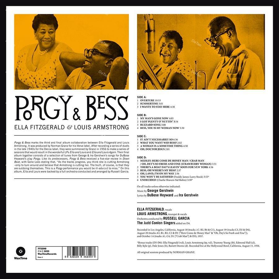 【全新限量黑膠2LP】Ella Fitzgerald & Louis Armstrong-Porgy & Bess：圖片 2