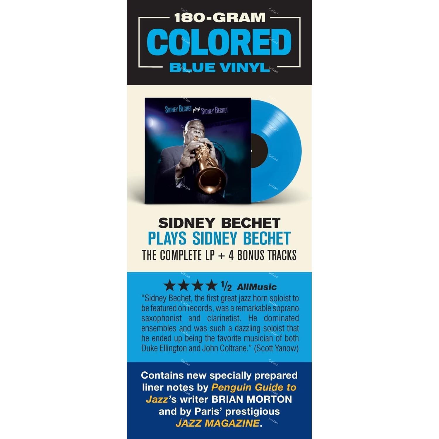 【全新限量藍彩膠】西德尼貝徹 Sidney Bechet - Plays Sidney Bechet/180g：圖片 2