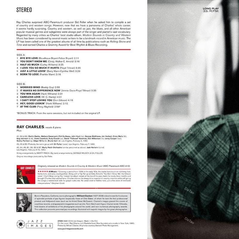 【全新限量黑膠】Ray Charles-Modern Sounds in Country & Western Music：圖片 2