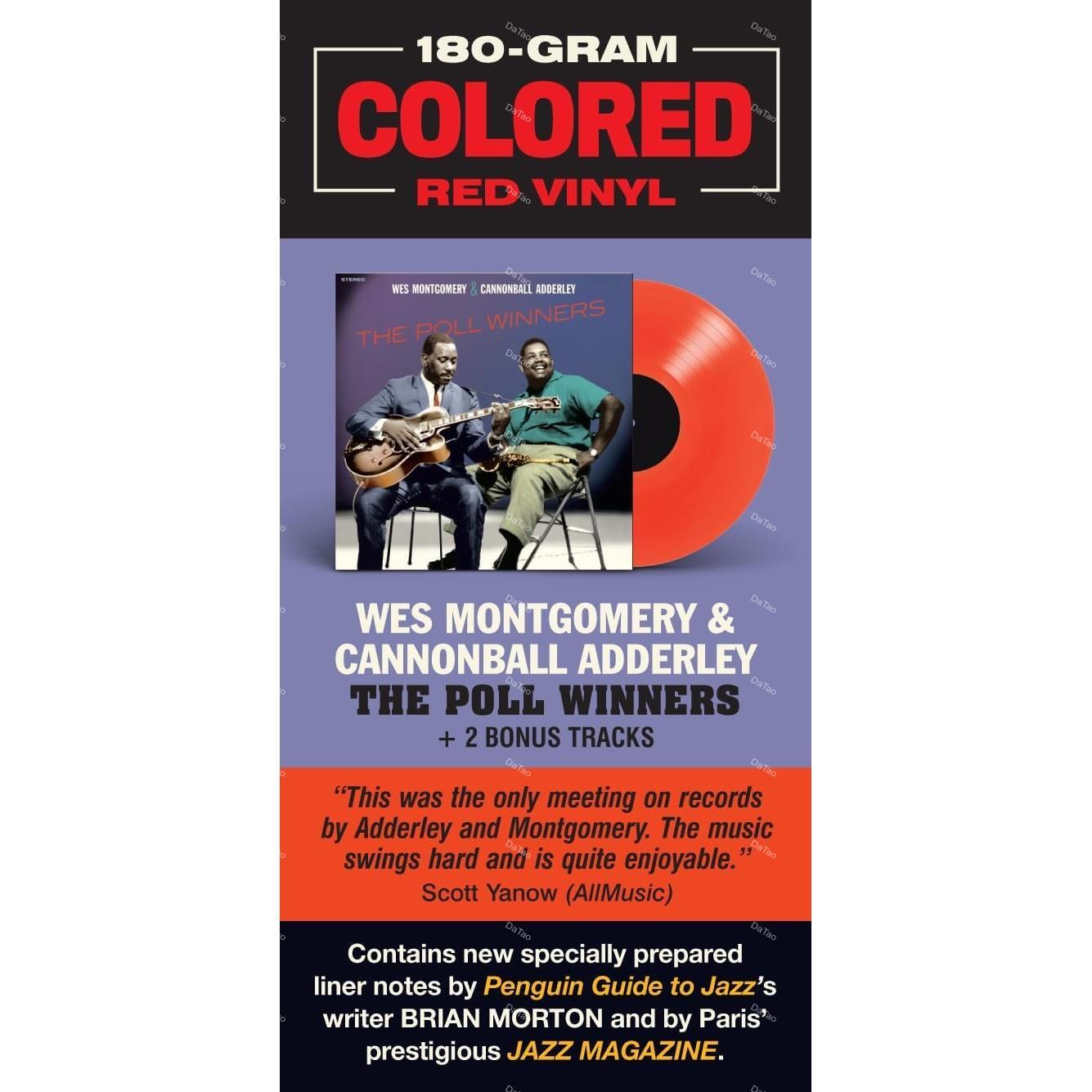 【全新紅彩膠】Wes Montgomery & Cannonball Adderley-The Poll Winners：圖片 2