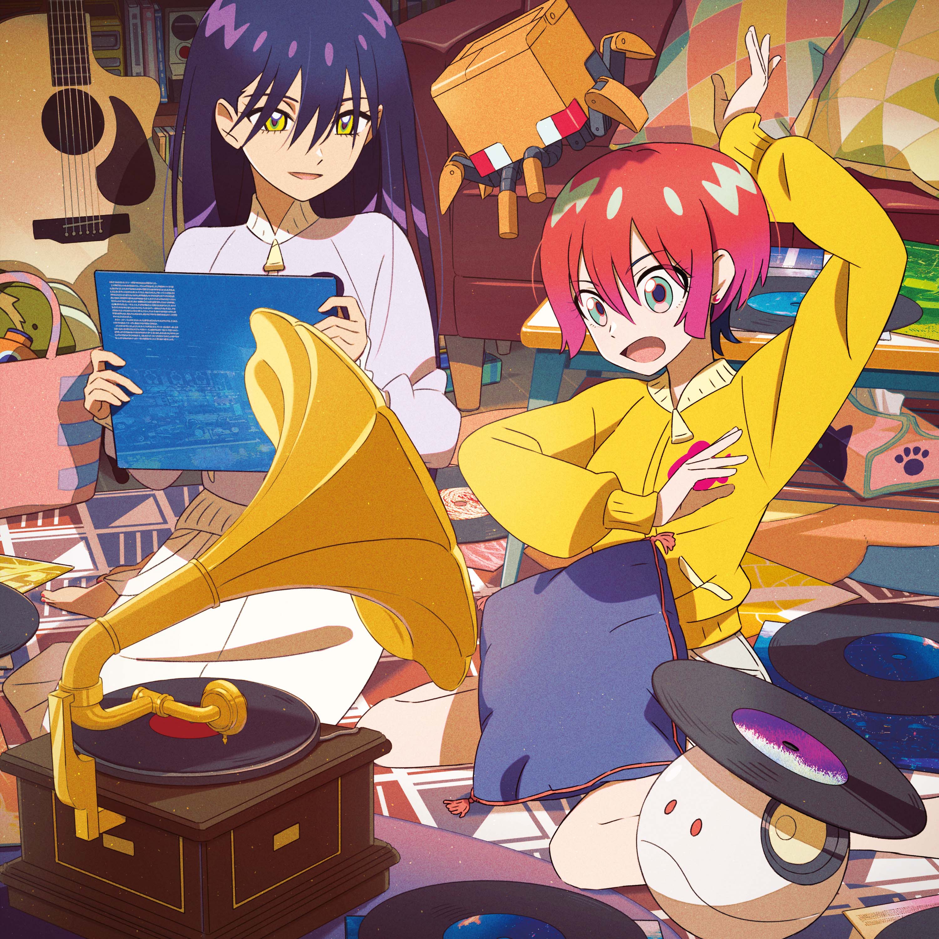 【預購】【全新限量潑濺彩膠2LP】機動戰士鋼彈 GQuuuuuuX/動畫原聲帶精選/SRML-1133/4