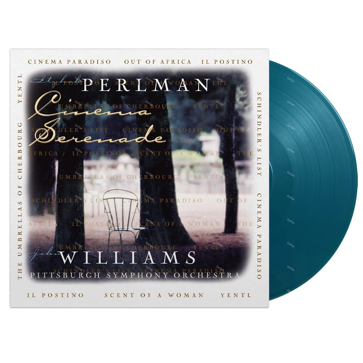 【預購】【全新限量水藍彩膠】帕爾曼的電影琴聲/Perlman-Cinema Serenade(辛德勒名單、女人香..)/180g