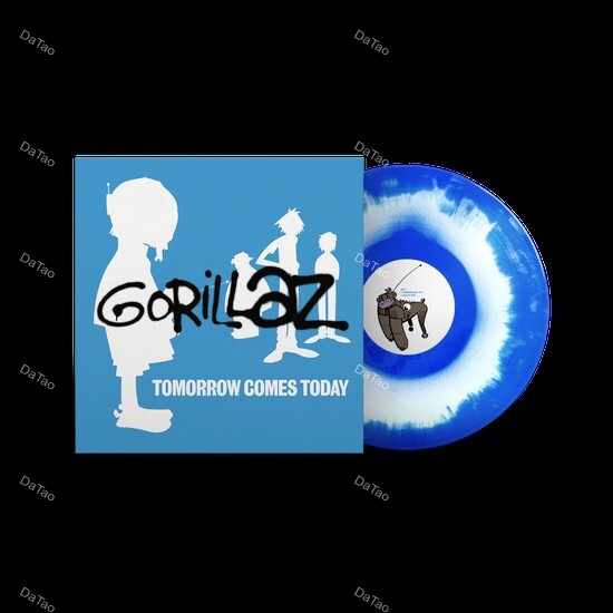 【全新限量白底藍心彩膠EP】街頭霸王 Gorillaz - 明日今日到 Tomorrow Comes Today