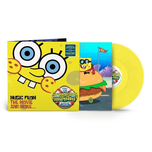 【預購】【全新黃色彩膠】海綿寶寶The SpongeBob SquarePants Movie/電影原聲帶/Warner