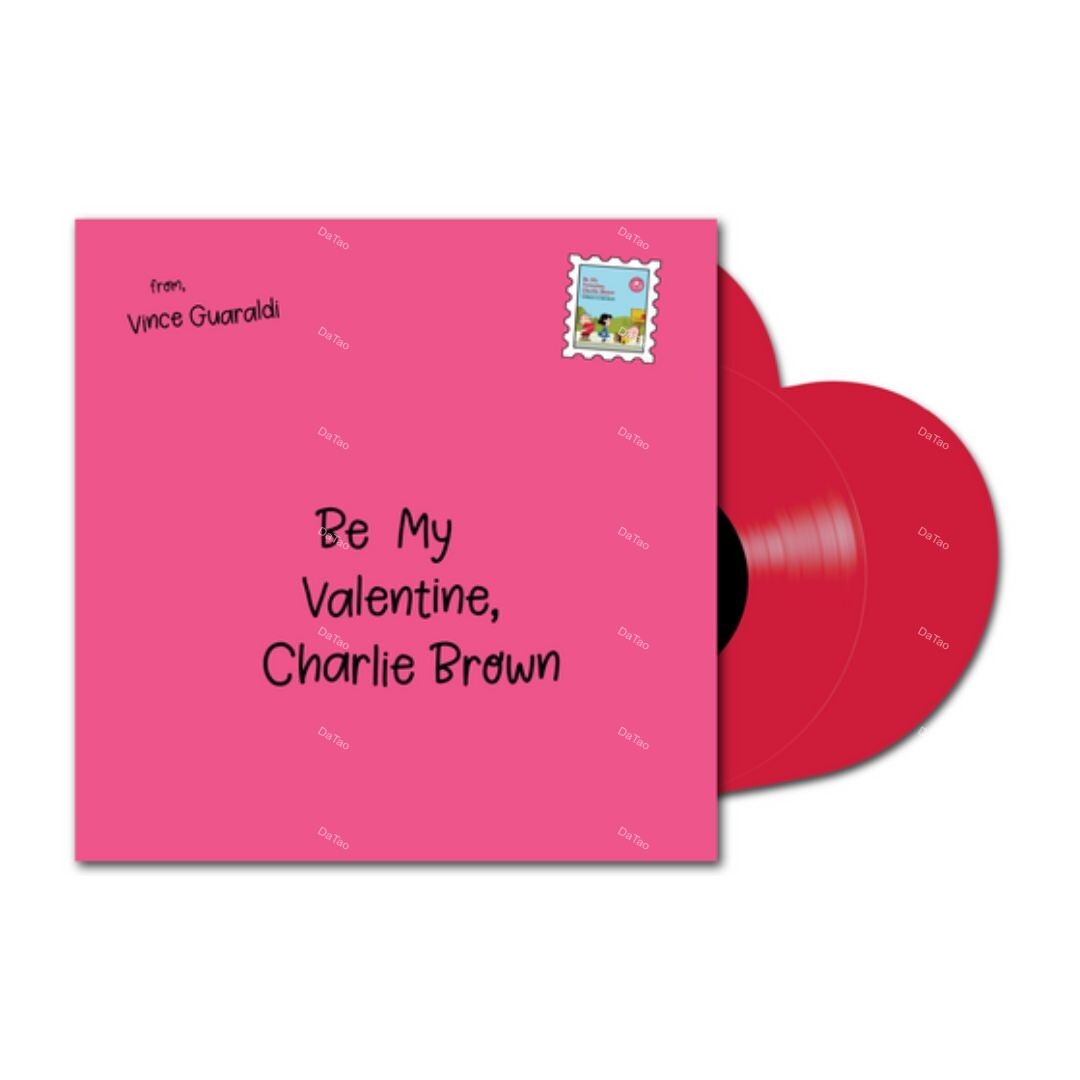 【預購】【全新心型紅膠45轉12吋EP】查理布朗,做我的情人Be My Valentine, Charlie Brown/史奴比