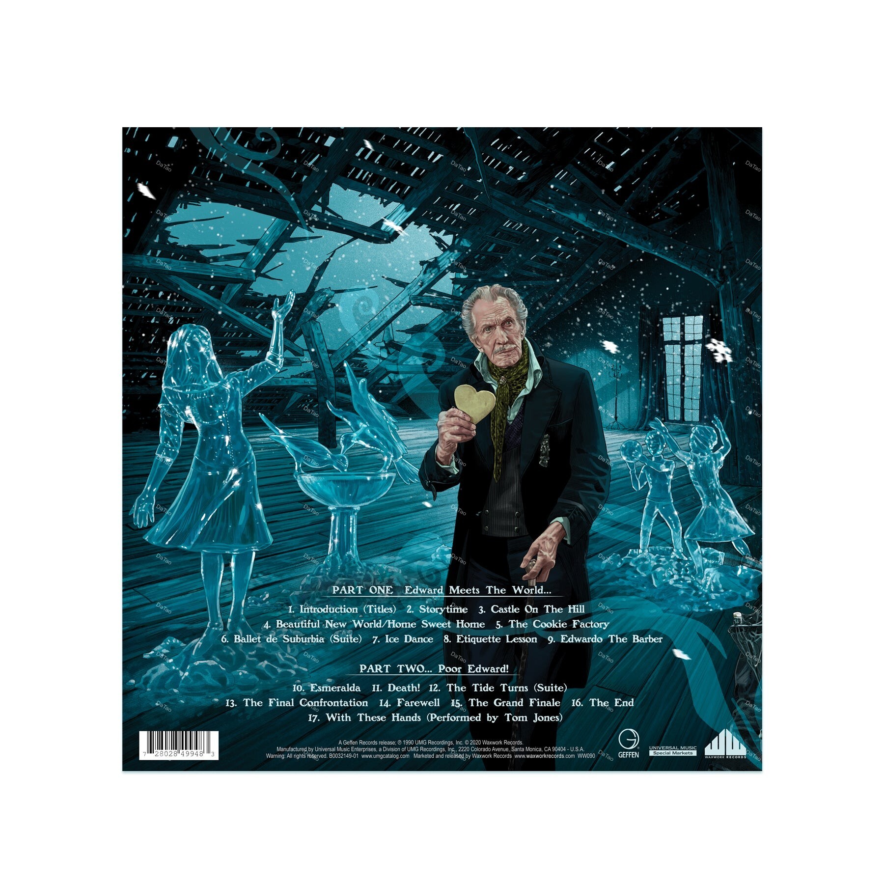 【預購】【全新雪舞彩膠】剪刀手愛德華Edward Scissorhands/180g/豪華原聲帶/Danny Elfman：圖片 5