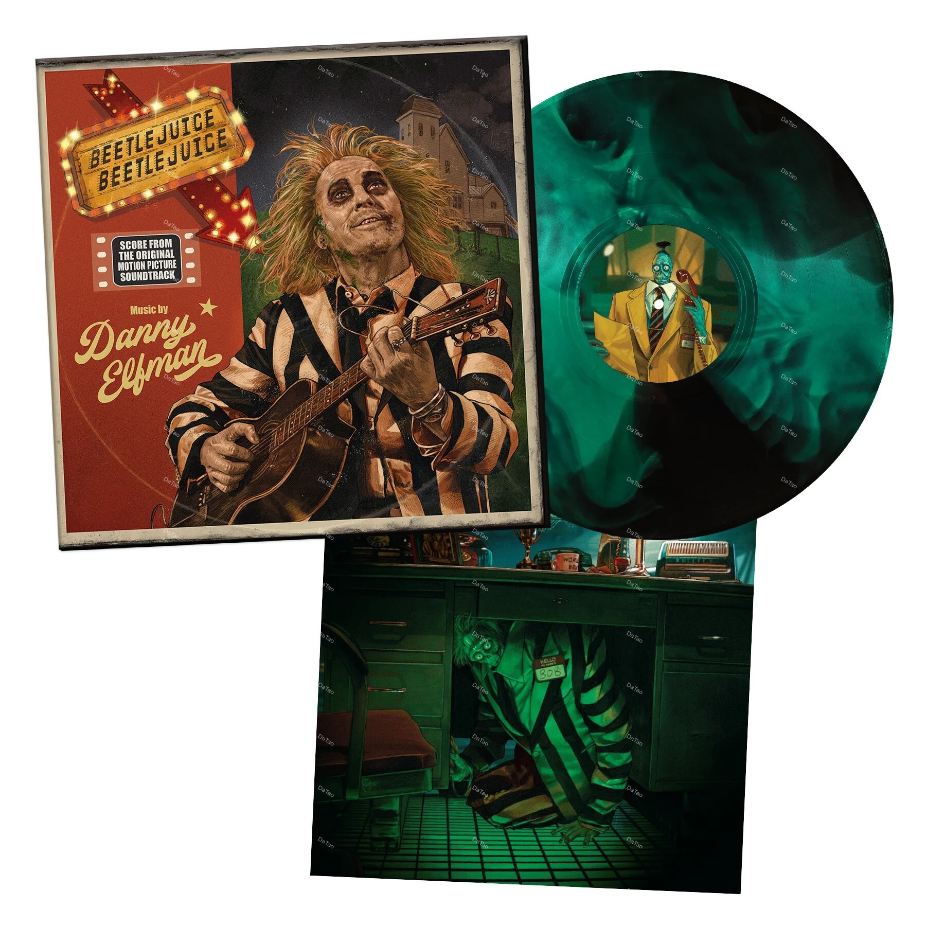 【預購】【全新漩渦綠彩膠】陰間大法師 BEETLEJUICE BEETLEJUICE/電影原聲帶/Danny Elfman