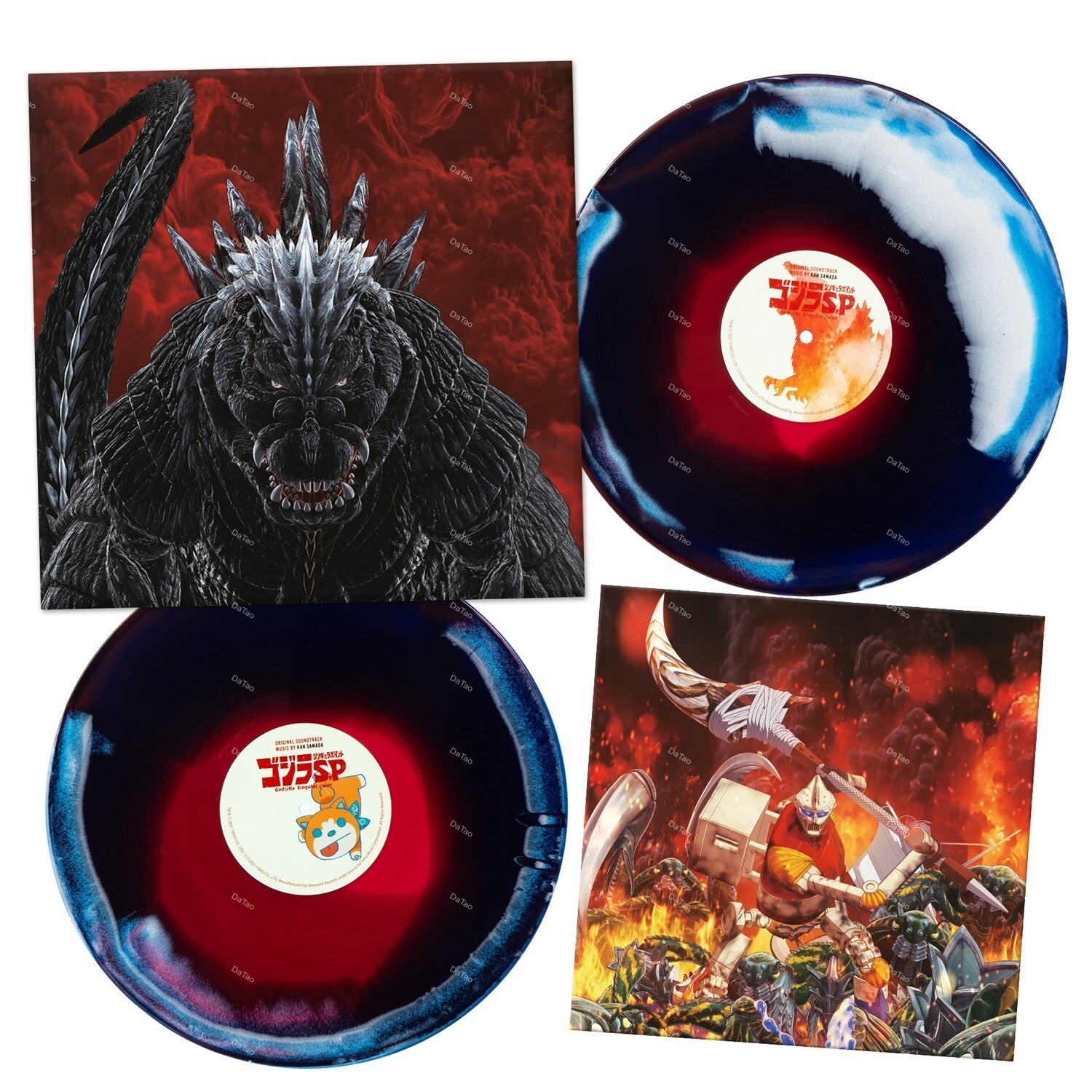 【預購】【全新渦紋彩膠2LP】哥吉拉奇異點Godzilla Singular Point/Netflix動畫原聲帶/180g：圖片 3