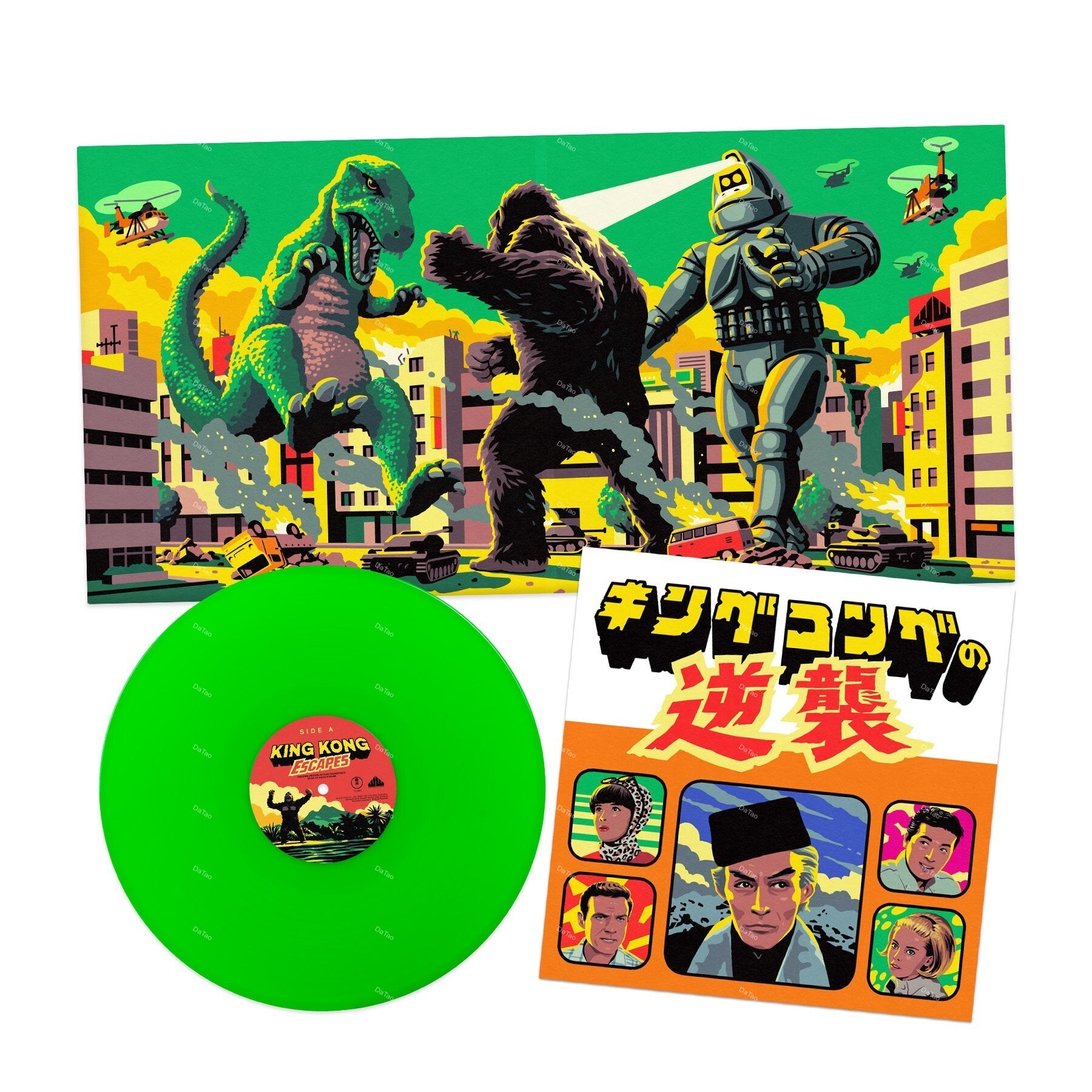 【預購】【全新綠色彩膠】金剛的逆襲King Kong Escapes/180g/電影原聲帶/伊福部昭Akira Ifukube：圖片 2