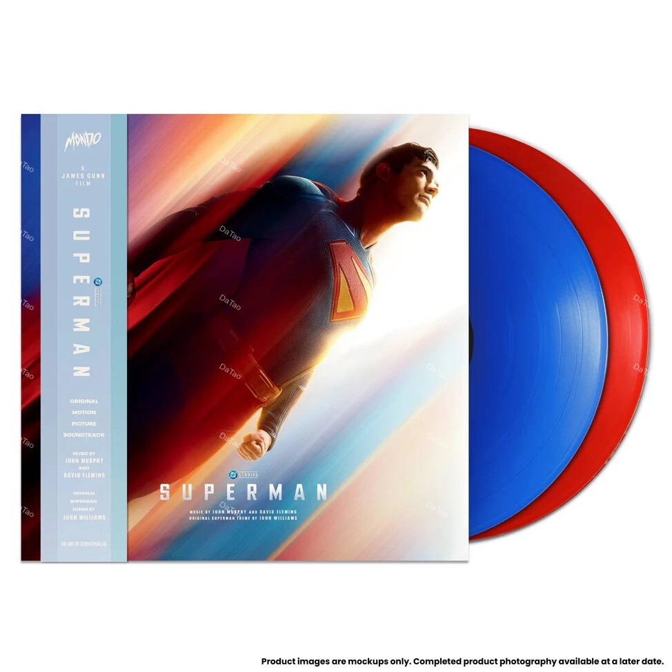 【預購】【全新紅&藍彩膠2LP】超人Superman/電影原聲帶/David Fleming/John Murphy