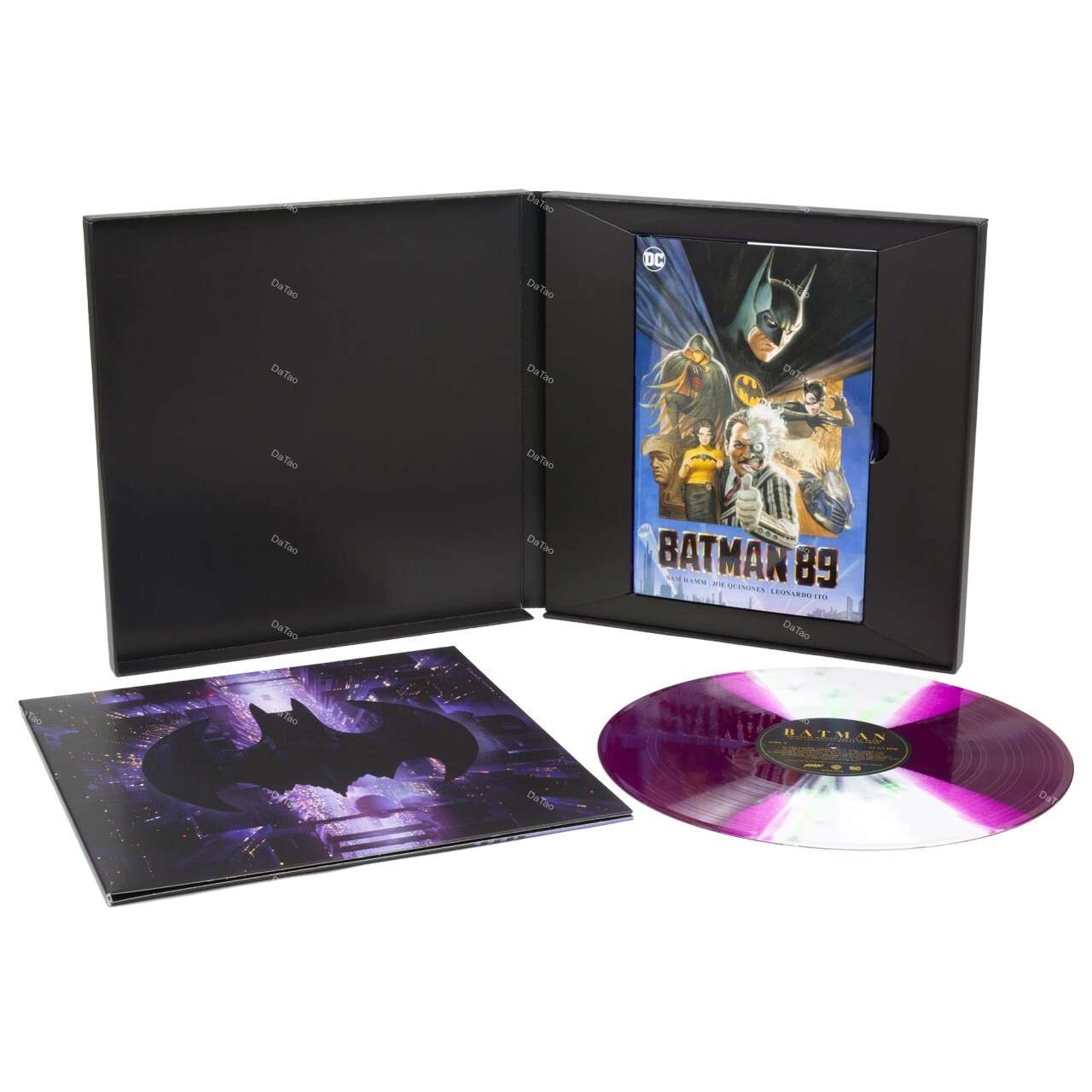【預購】【全新限量Butterfly Effect彩膠+漫畫盒裝】蝙蝠俠Batman '89/丹尼葉夫曼/電影原聲帶:圖片 2