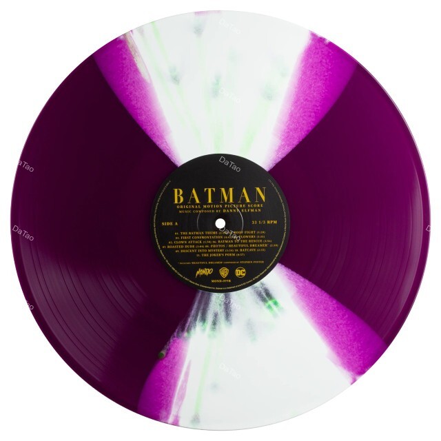【預購】【全新限量Butterfly Effect彩膠+漫畫盒裝】蝙蝠俠Batman '89/丹尼葉夫曼/電影原聲帶:圖片 3