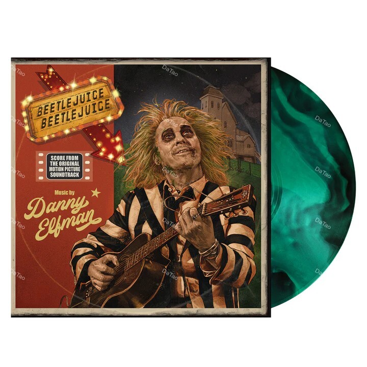 【全新漩渦綠彩膠】陰間大法師 BEETLEJUICE BEETLEJUICE/電影原聲帶/Danny Elfman:圖片 2