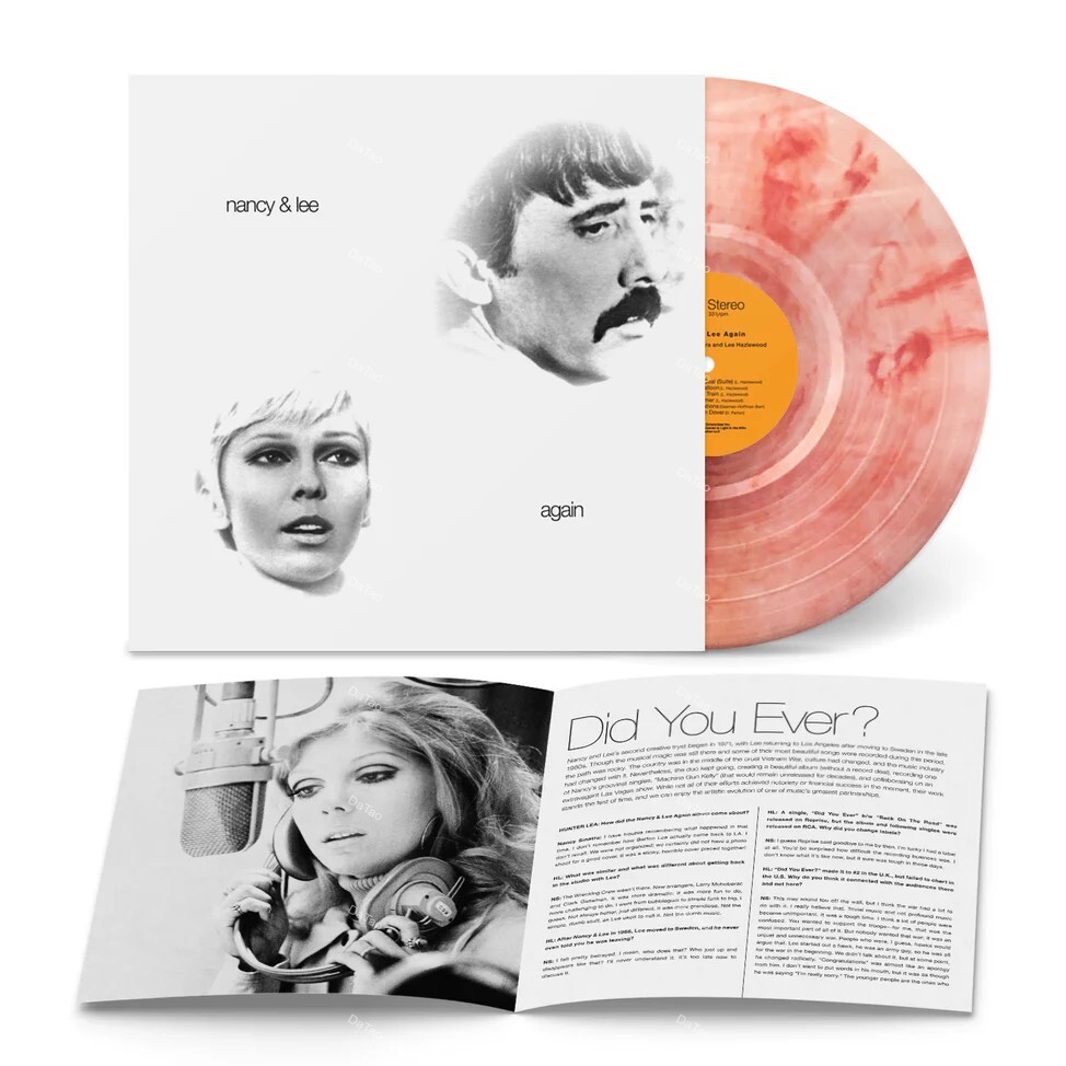 【預購】【全新紅色渦紋彩膠】南西辛納屈Nancy Sinatra-重逢對唱輯Nancy & Lee Again/南西&李海佐伍德:圖片 2