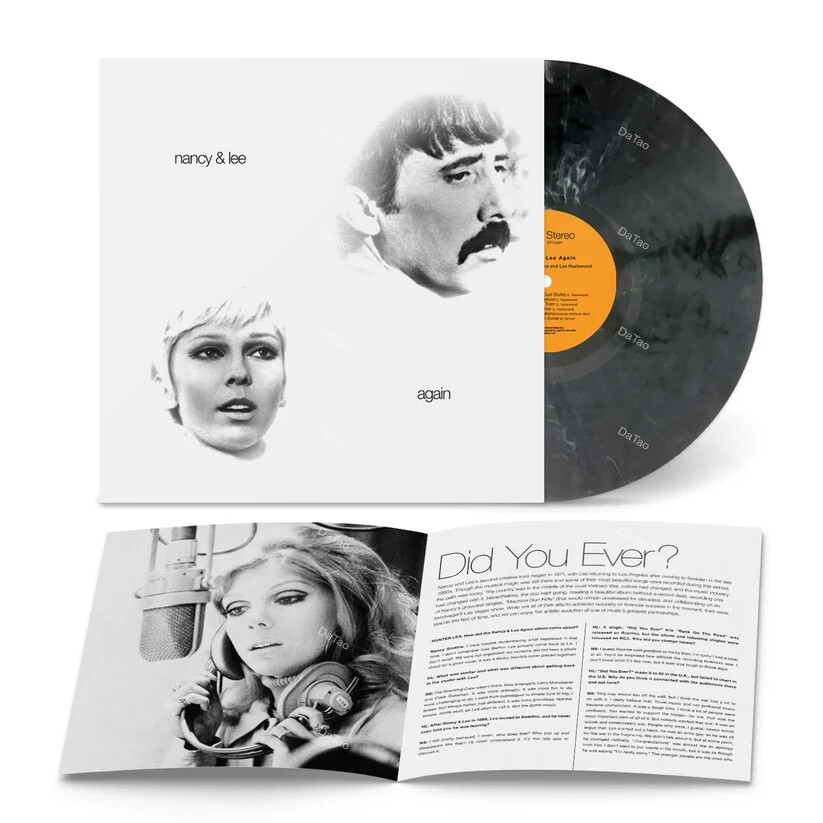 【預購】【全新黑白混色彩膠】南西辛納屈Nancy Sinatra-重逢對唱輯Nancy & Lee Again/南西&李海佐伍德:圖片 2