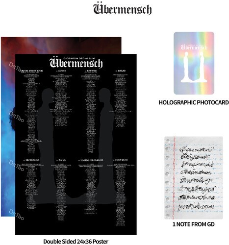 【預購】【全新彩膠】權志龍 G-Dragon-Übermensch/環保彩膠(Random Color)：圖片 2