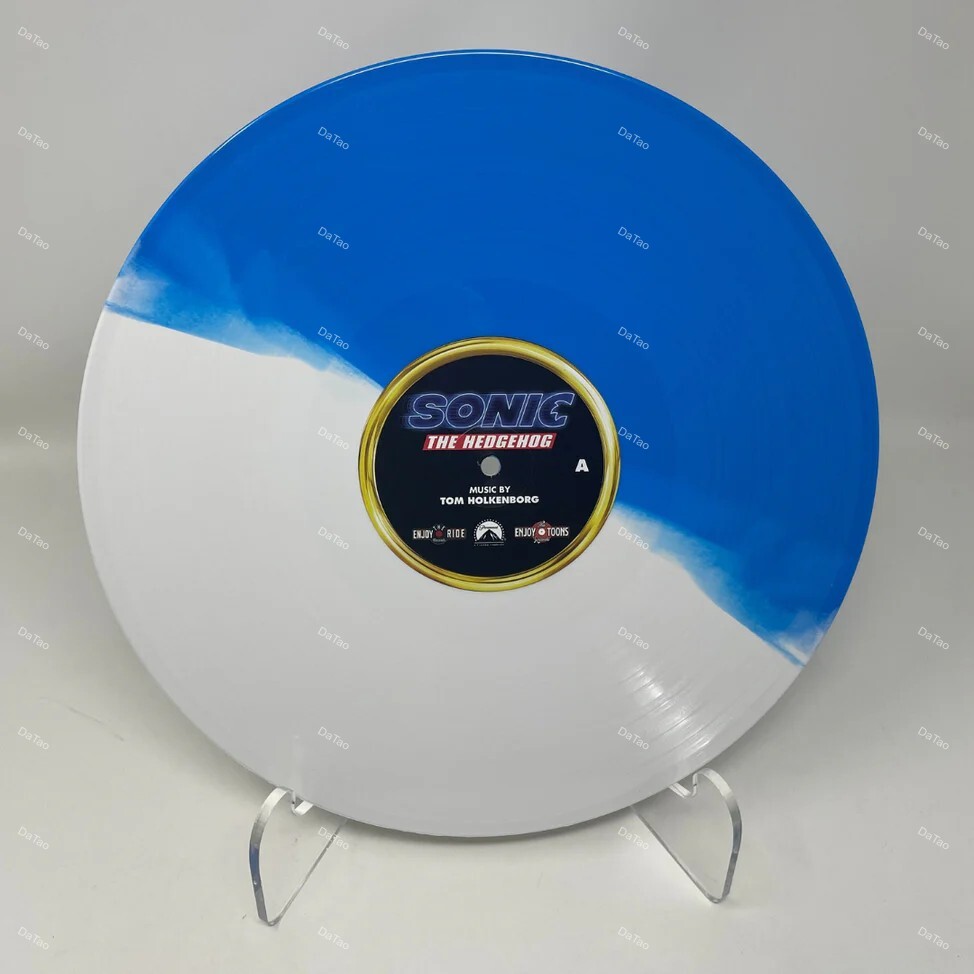 【預購】【全新限量藍白彩膠】音速小子Sonic The Hedgehog/湯姆霍肯伯格/電影原聲帶/限量300張:圖片 2