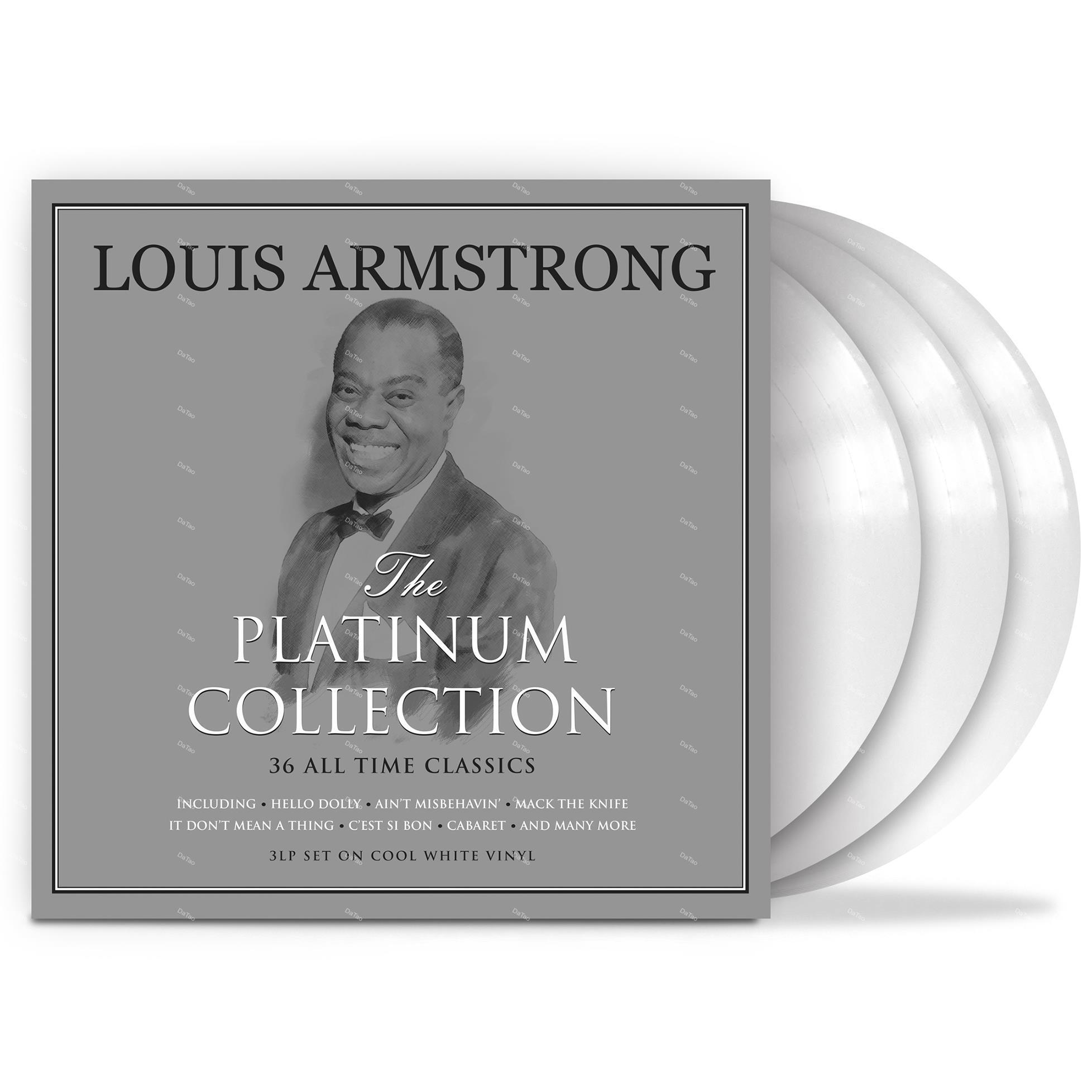 【全新酷白彩膠3LP】路易斯阿姆斯壯 Louis Armstrong-The Platinum Collection