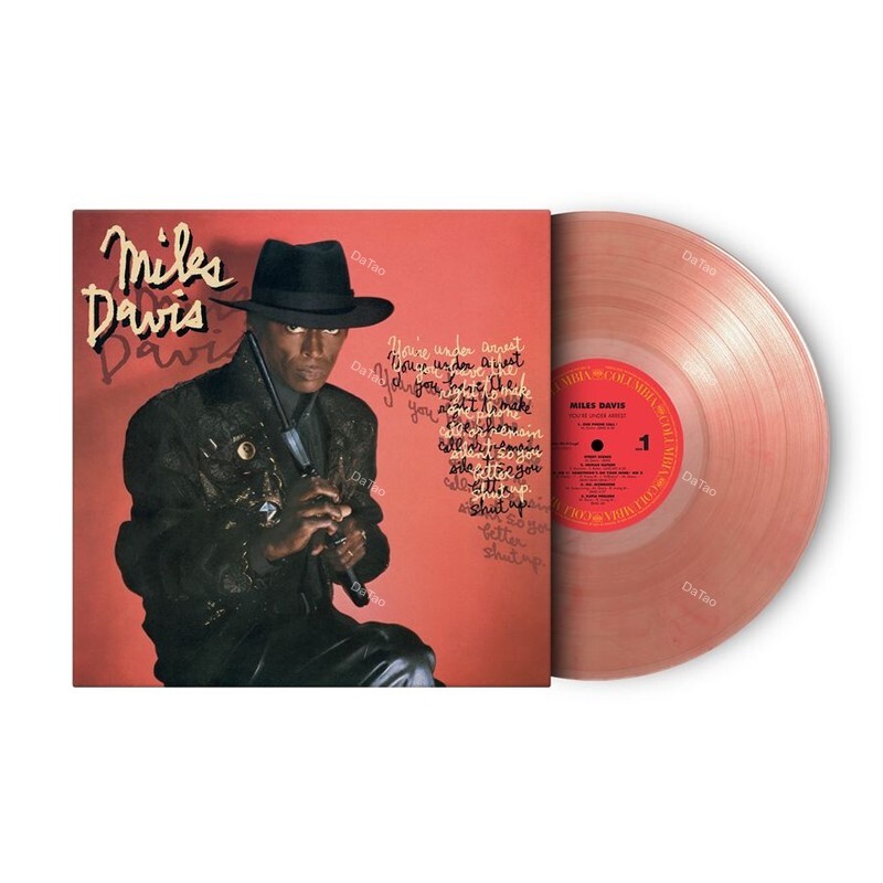 【全新限量石紋透紅彩膠】邁爾士戴維斯 Miles Davis - You're Under Arrest/典藏編號
