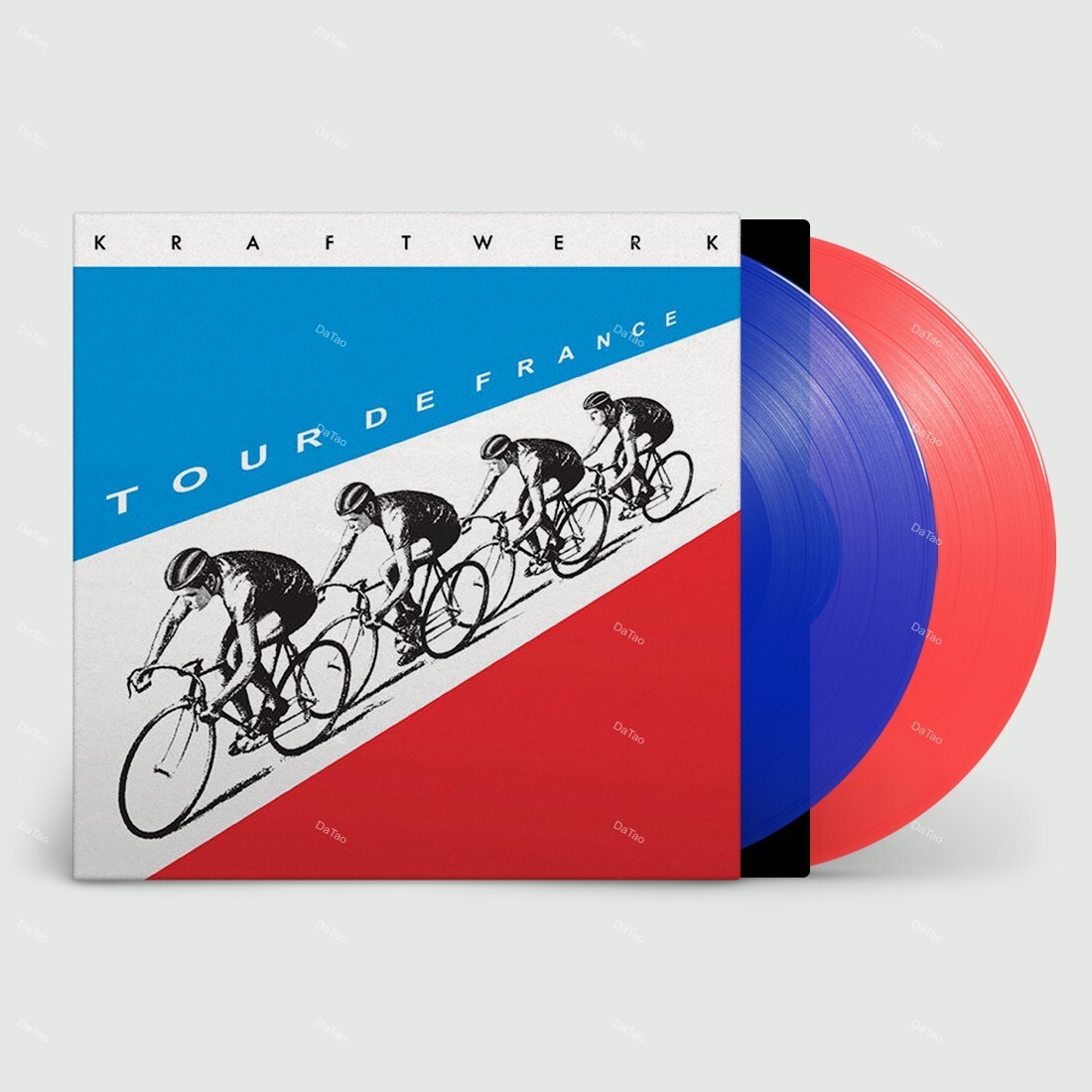 【全新限量透藍+透紅彩膠2LP】電力站樂團 Kraftwerk - Tour De France