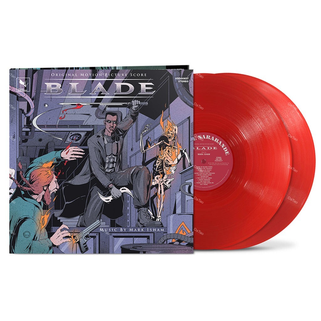 【全新透紅彩膠2LP】刀鋒戰士 Blade/電影原聲帶/Deluxe/馬克艾沙姆/00888072652668
