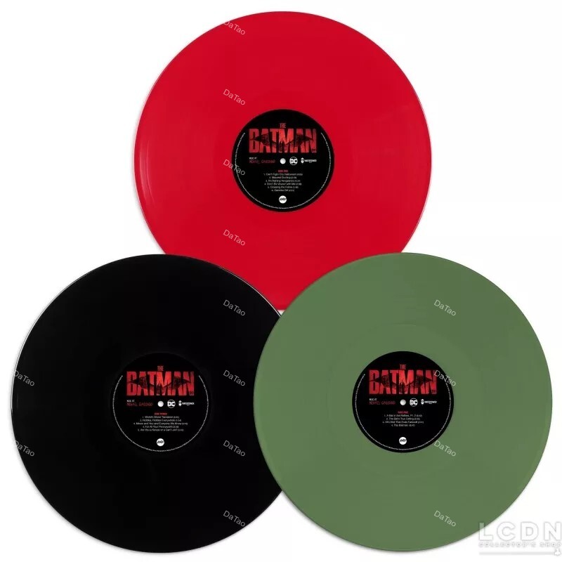 【預購】【全新多色彩膠3LP】蝙蝠俠 The Batman/電影原聲帶/2025年版:圖片 3
