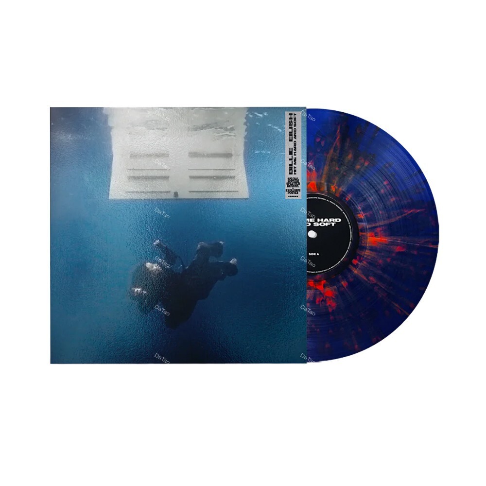 【全新藍橘潑濺彩膠】怪奇比莉 Billie Eilish - 溫柔重擊 Hit Me Hard And Soft/週年版