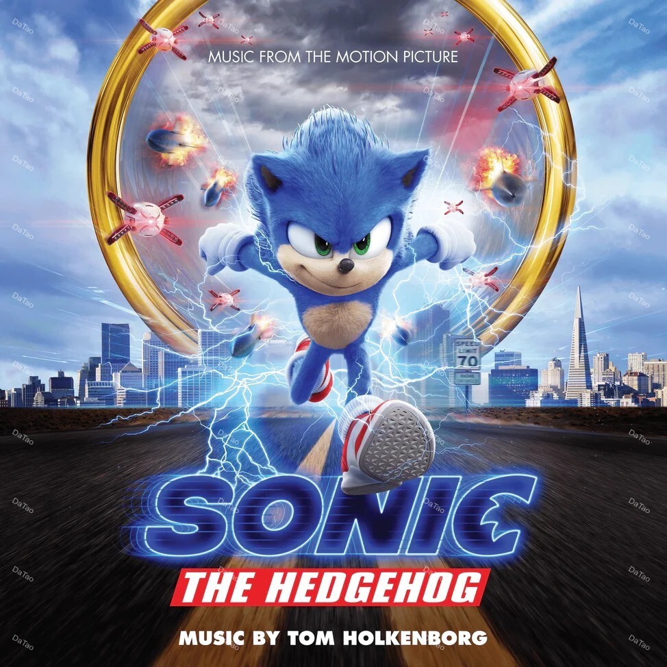 【全新限量藍白彩膠】音速小子Sonic The Hedgehog/湯姆霍肯伯格/電影原聲帶/限量300張
