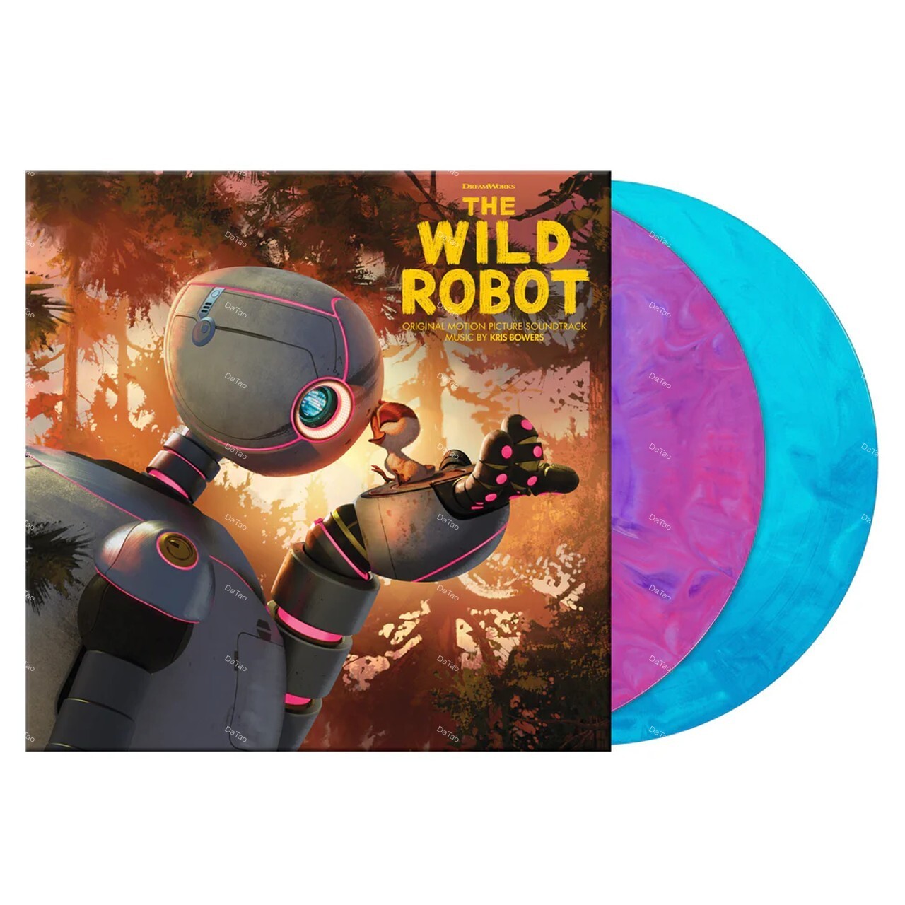 【全新紫&藍旋渦彩膠2LP】荒野機器人 The Wild Robot/動畫原聲帶/Kris Bowers/WW219