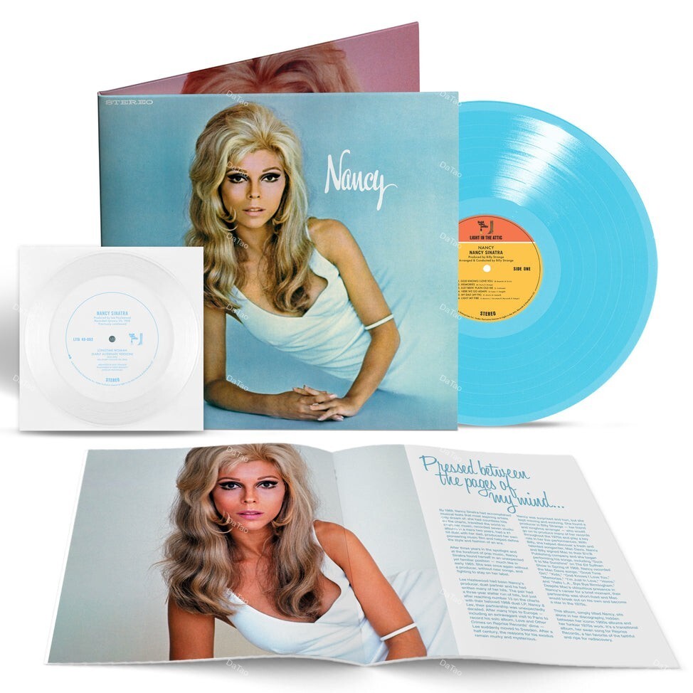【全新藍色彩膠】南西辛納屈Nancy Sinatra-同名專輯Nancy/母帶重製/德國壓片/贈軟膠唱片(隨機簽名):圖片 3