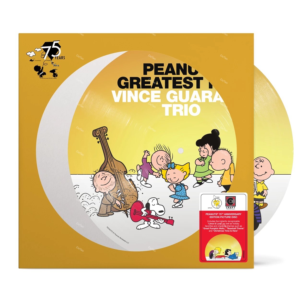 【全新圖片膠】史努比精選輯 Peanuts Greatest Hits/動畫原聲帶/75週年/CR00925