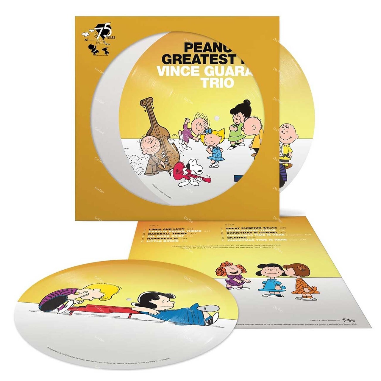 【全新圖片膠】史努比精選輯 Peanuts Greatest Hits/動畫原聲帶/75週年/CR00925:圖片 2