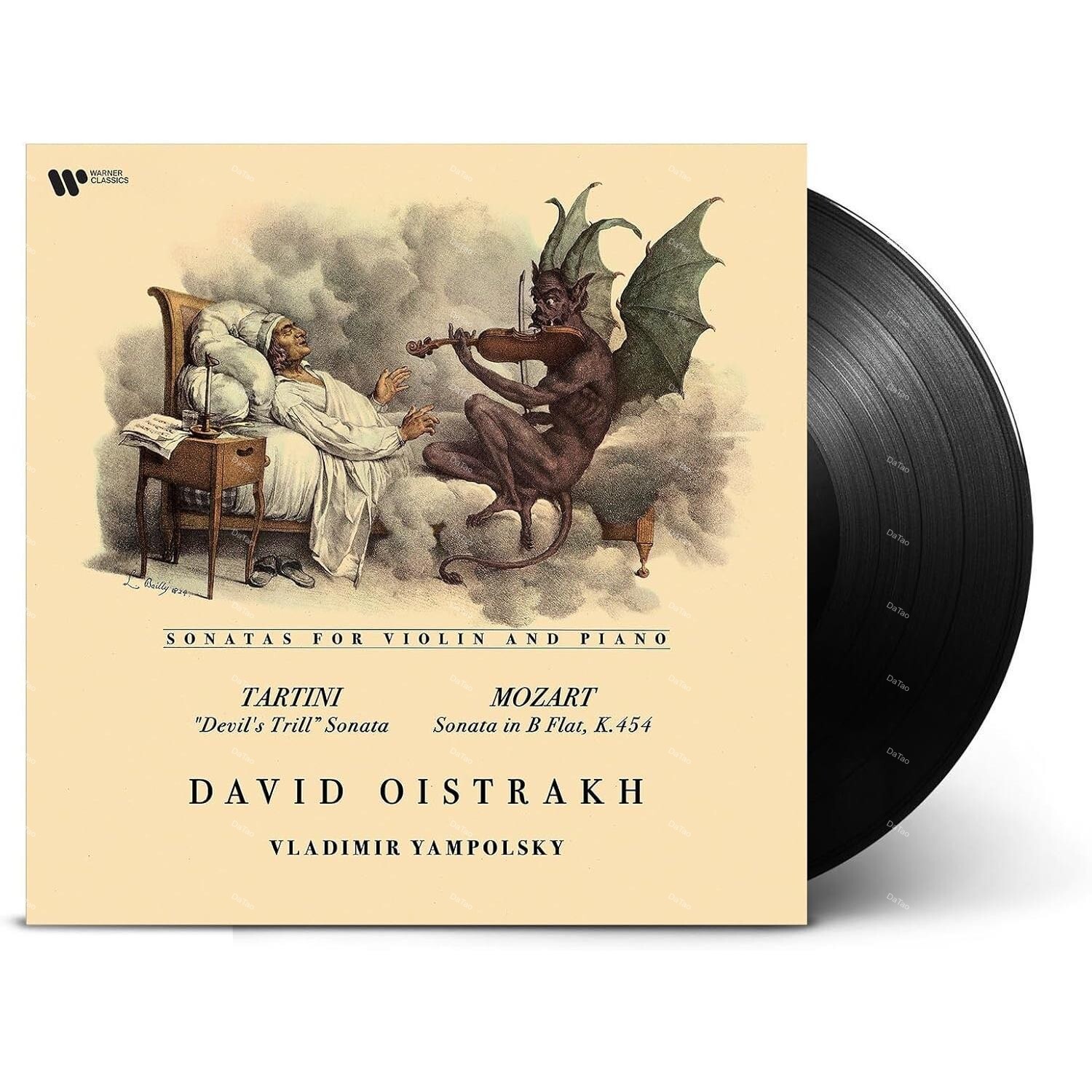 【全新黑膠】大衛歐伊斯特拉赫 David Oistrakh-塔替尼-魔鬼的顫音/莫札特-小提琴奏鳴曲 K.454