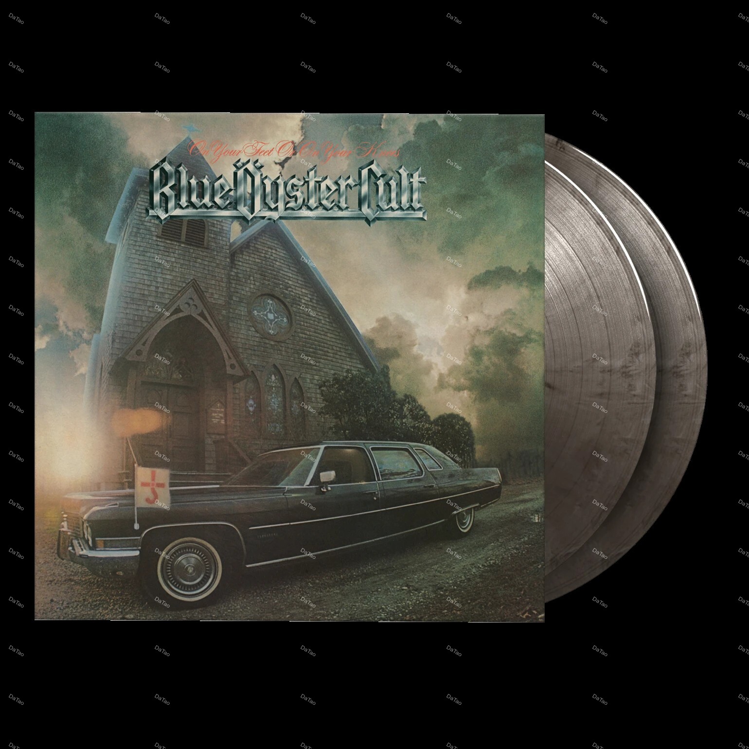 【全新銀石紋彩膠2LP】Blue Öyster Cult-On Your Feet Or On Your Knees
