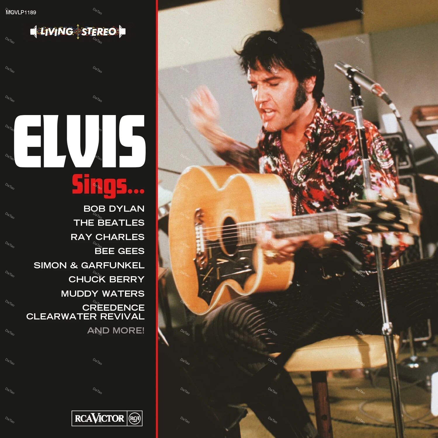 【全新限量白彩膠2LP】貓王 Elvis Presley - Elvis Sings.../180g/典藏編號:圖片 2