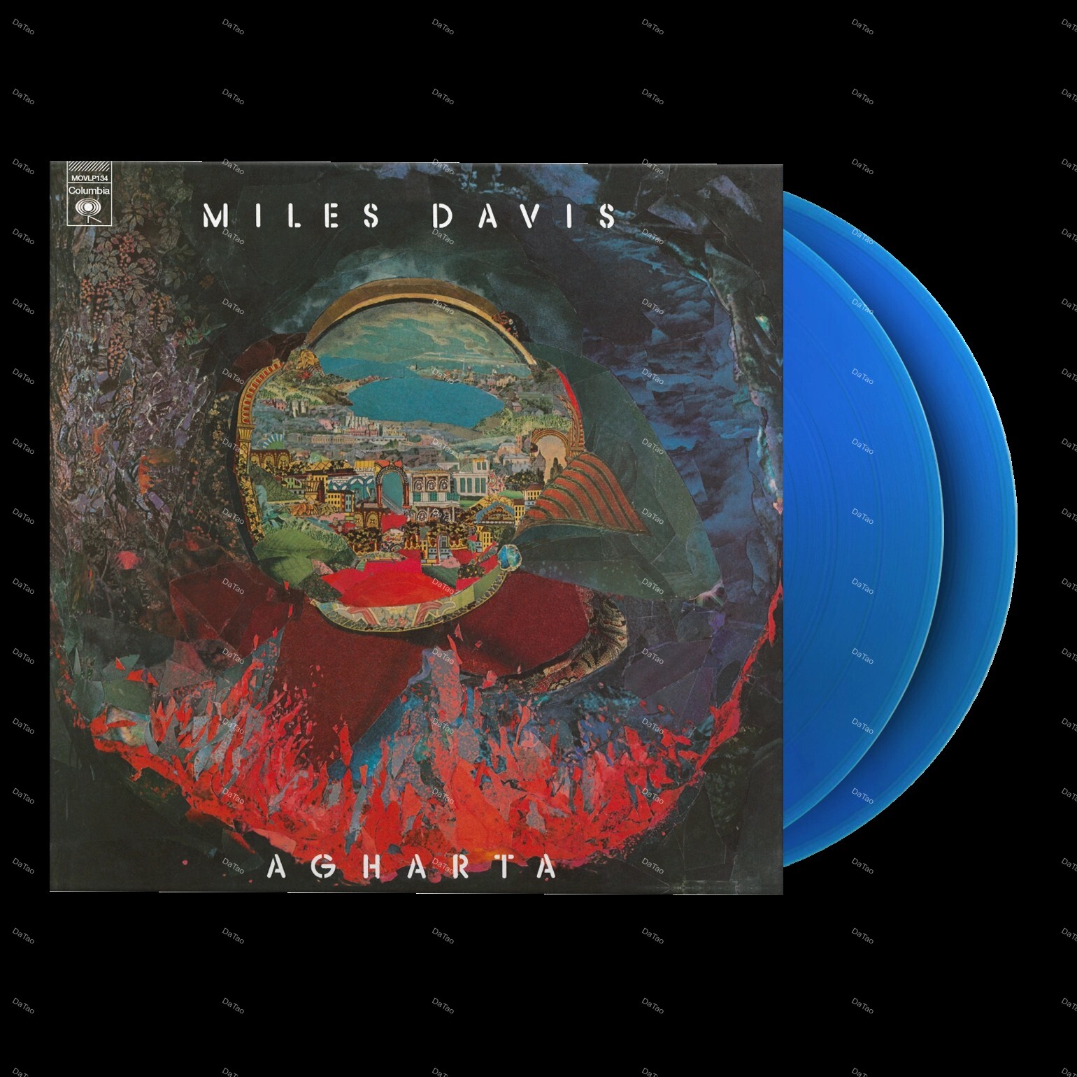 【全新限量透藍彩膠2LP】邁爾士戴維斯 Miles Davis-阿葛塔 Agharta/180g/典藏編號/50週年