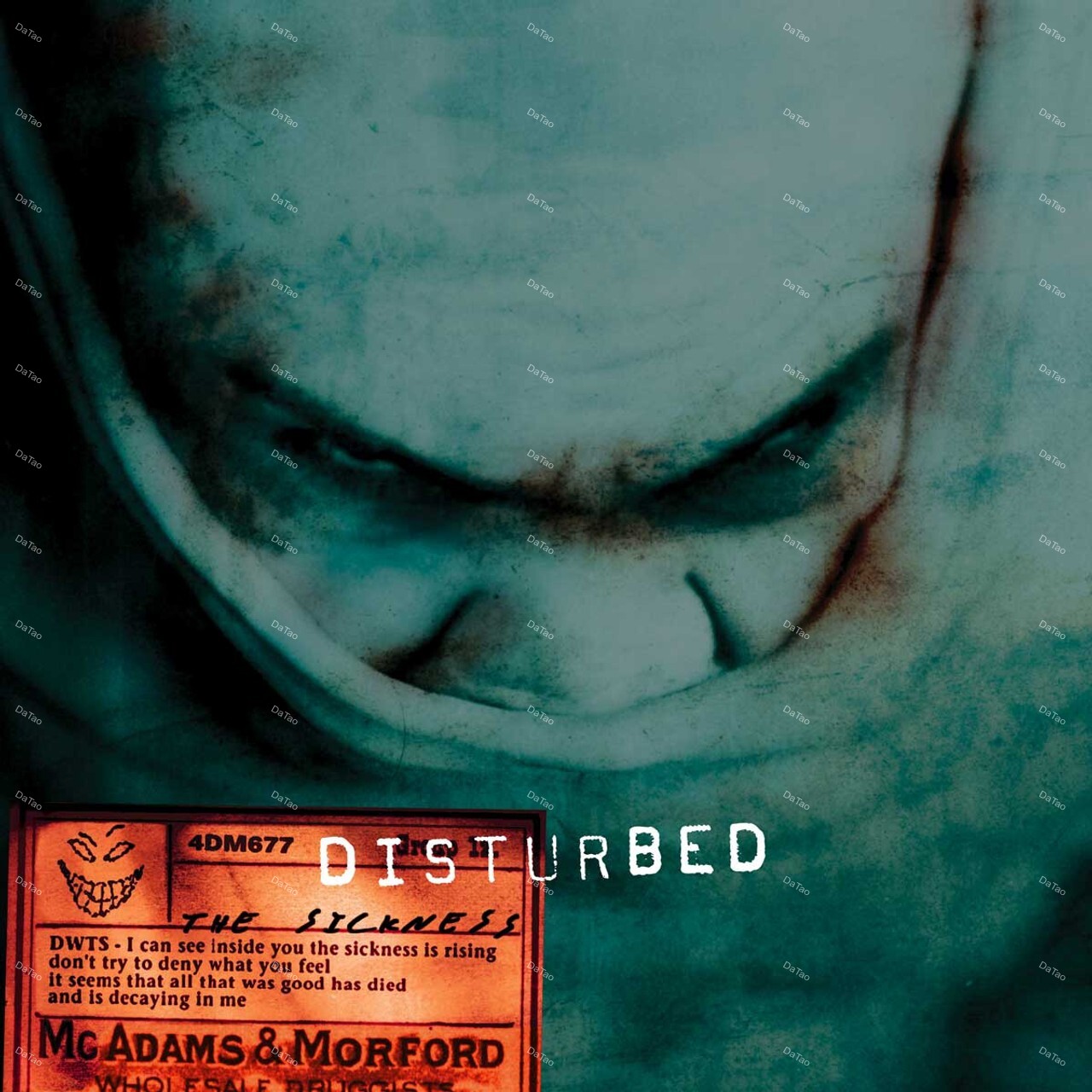 【全新限量綠彩膠】騷動樂團 Disturbed - 噁心 The Sickness/25週年/93624843283:圖片 2